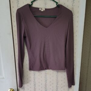 5/$25 SALE Derek Heart Size Medium  Women's Plum Long Sleeve Top